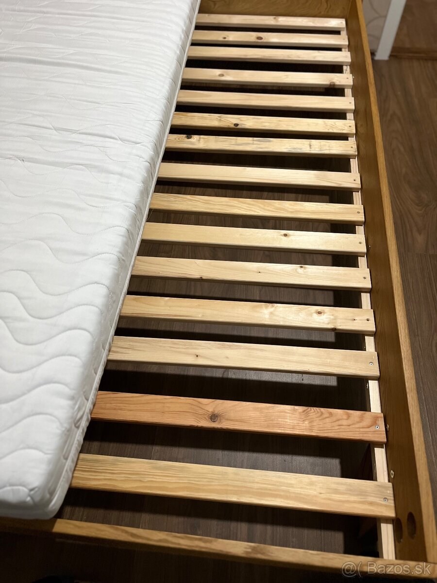 Posteľ z dubového masívu Mirek - 9