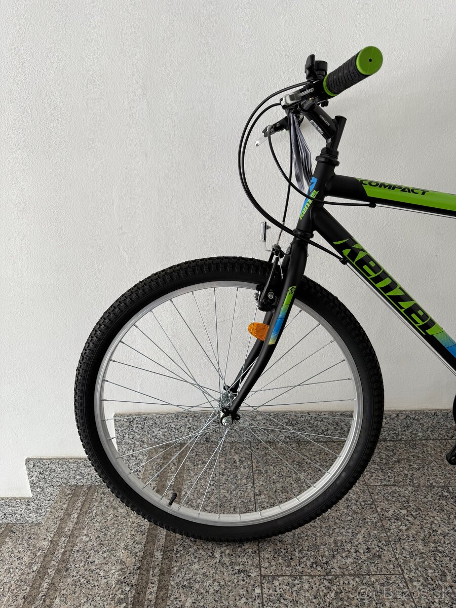 Kenzel COMPACT, 26", bicykel, veľ. 19" BLACK-GREEN - 9