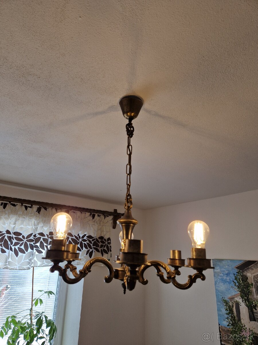 Mosadzný luster - 9