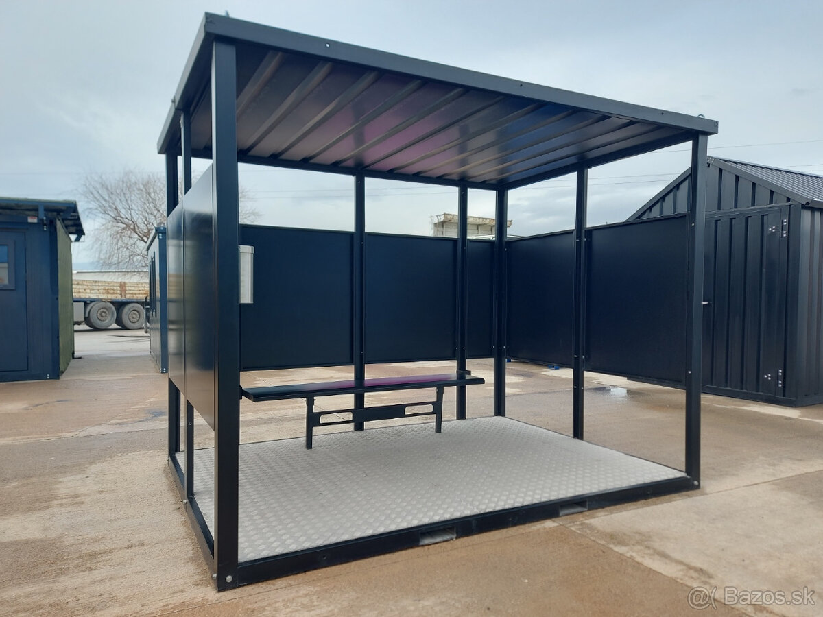 Skladovací kontajner 2x3m , antracit - 9