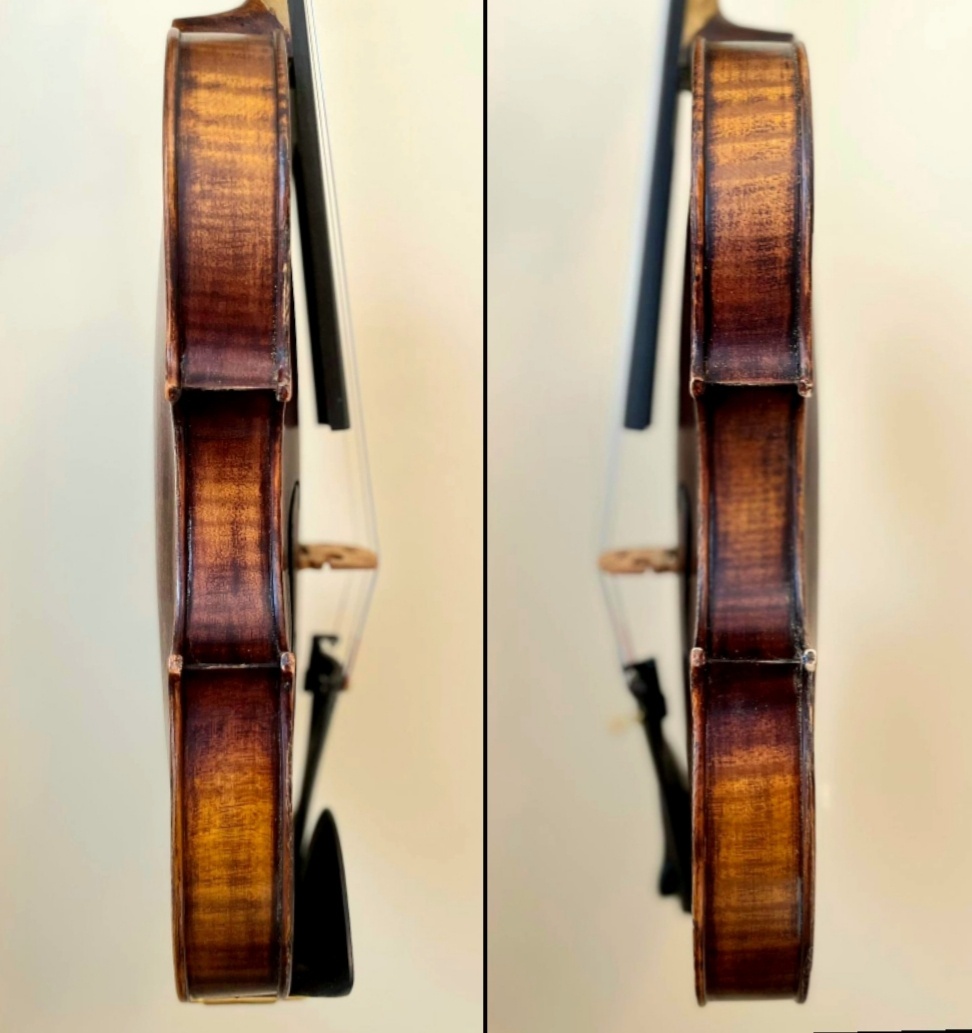 husle 4/4 model Stradivari ( cherry oil) - 9