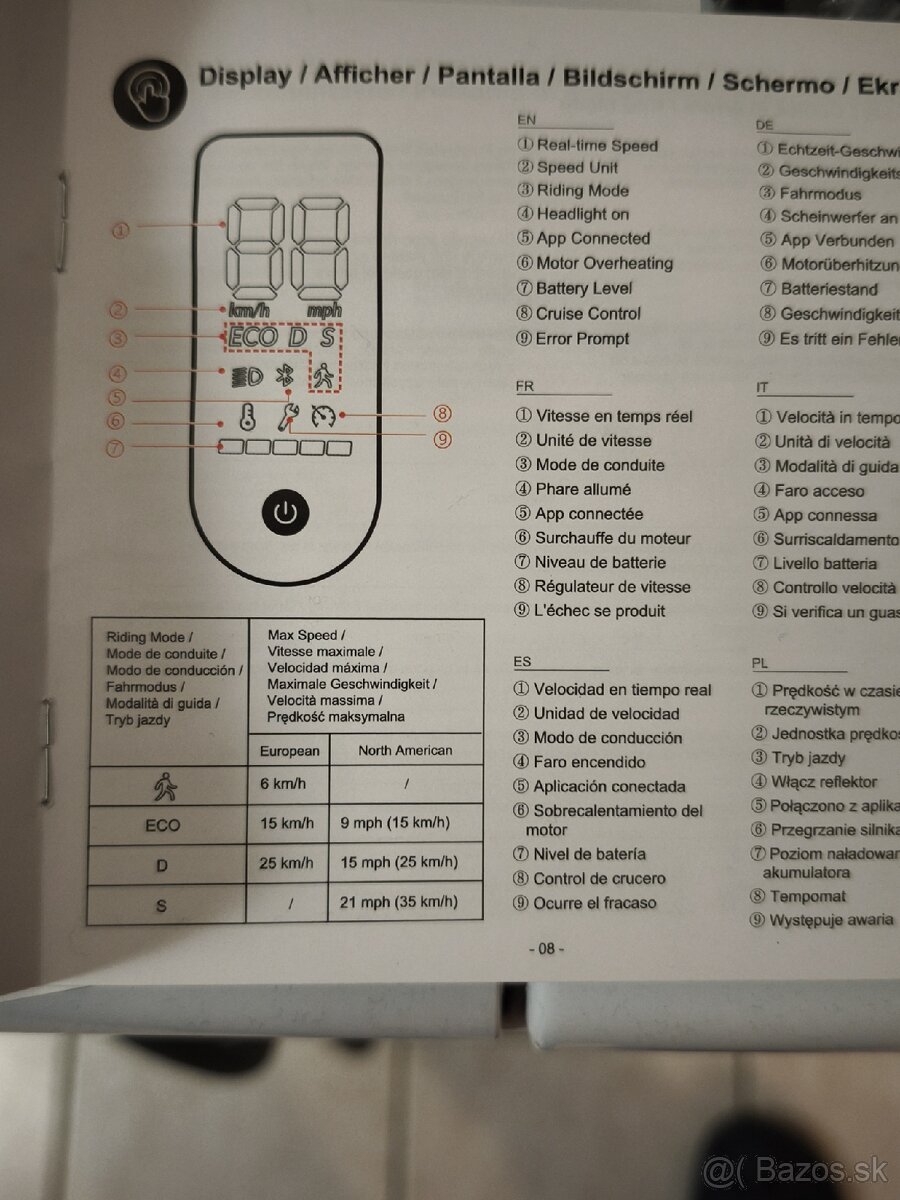 Predaj elektrickej kolobežky iScooter i9MAX - 9