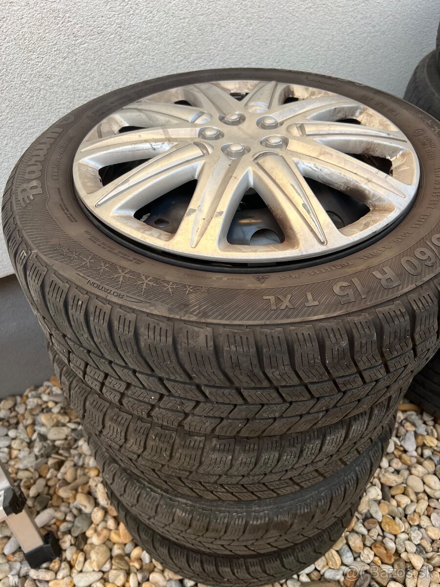 Zimná sada 5x100 R15 185/60 R15 - 9