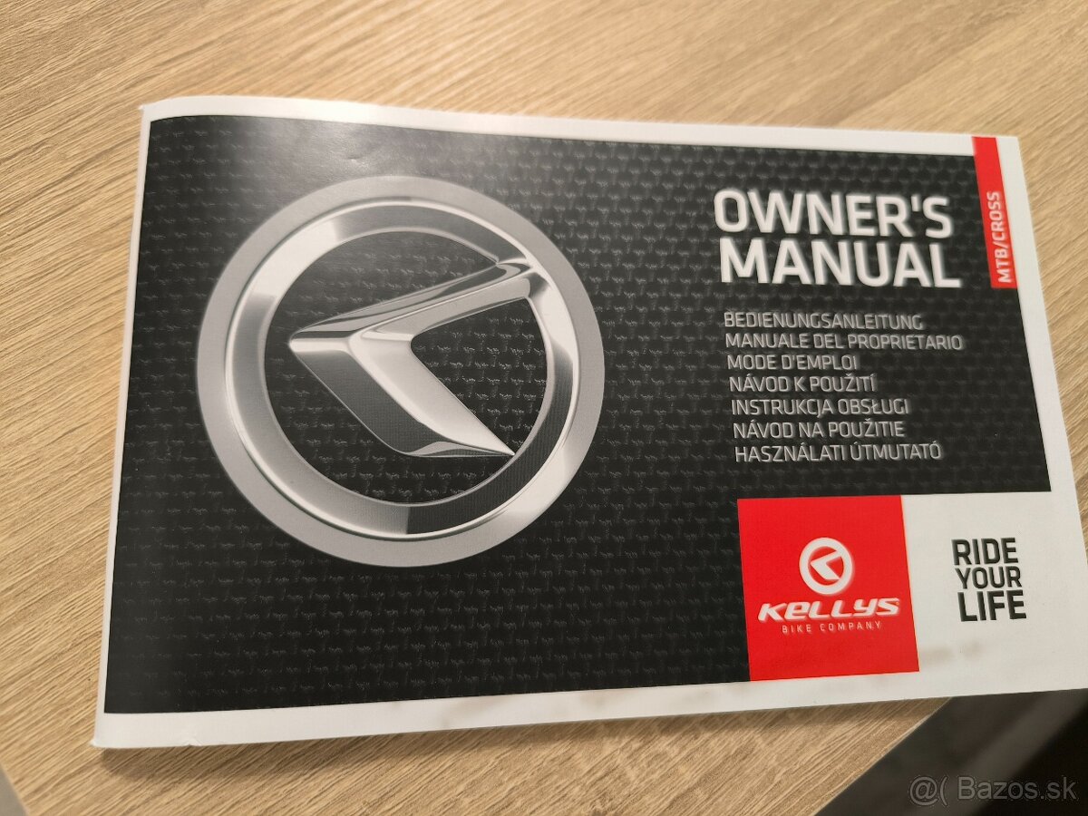 Predám bicykel Kellys 70 Cliff 70 Black Green L - 9