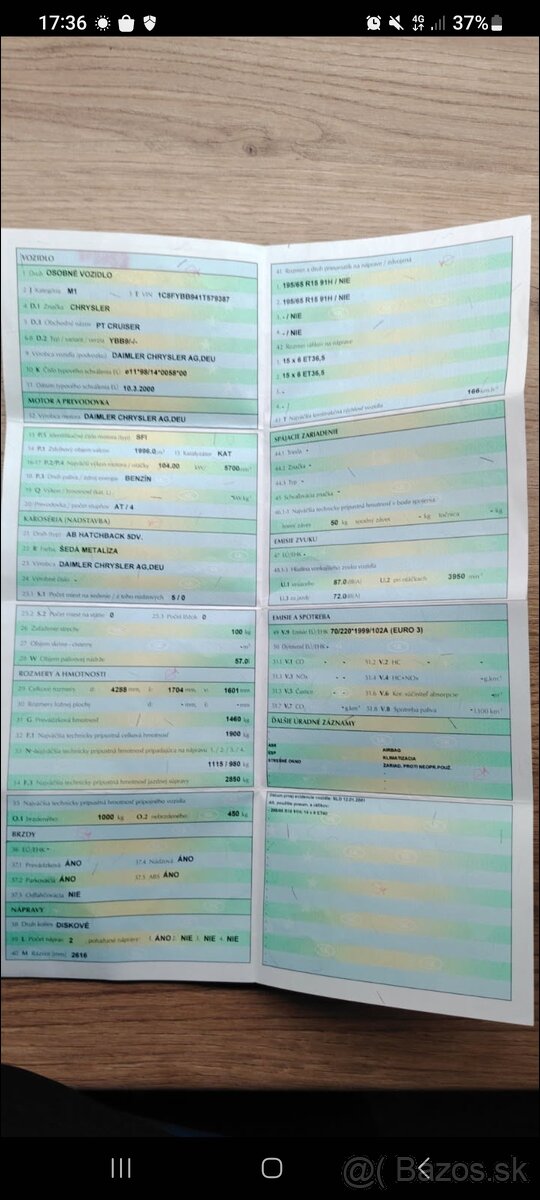 Chrysler PT Cruiser Automat - 9