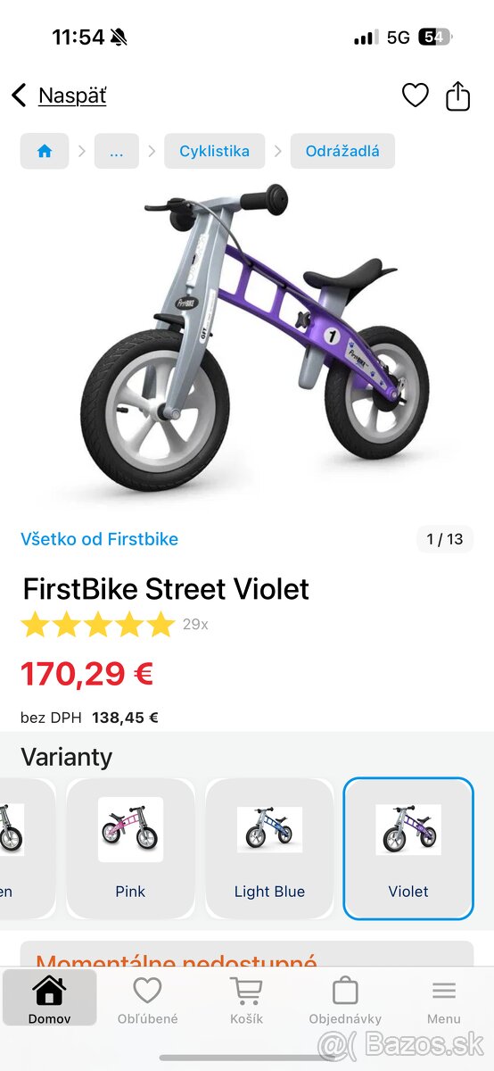 Odrážadlo FIRST BIKE - 9