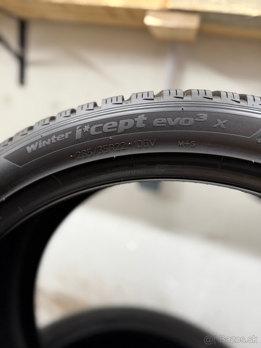 Nejazdené zimné pneumatiky 285/35/22 Hankook Winter icept - 9