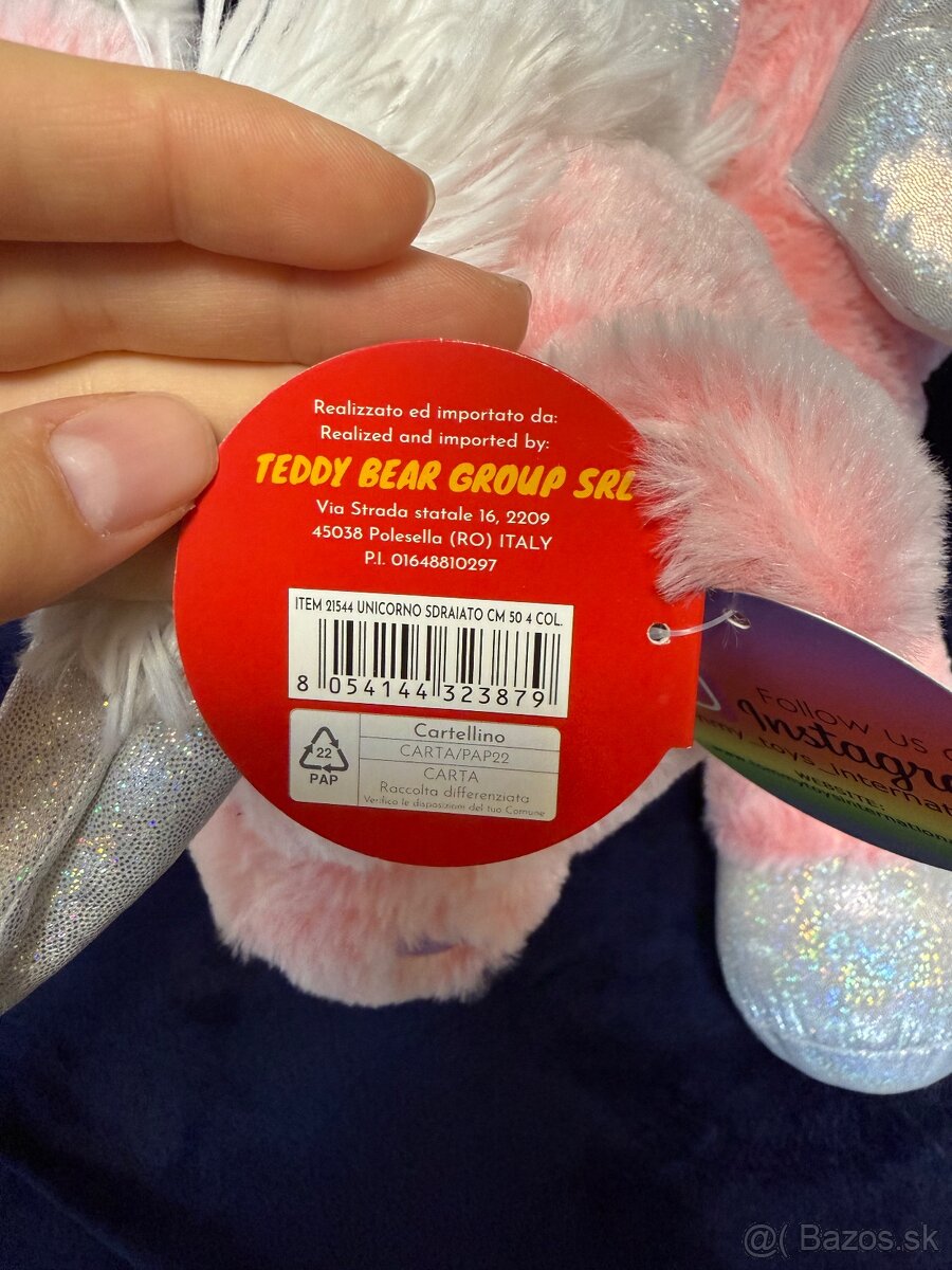 Jednorožec plyšová hračka 53cm dĺžka - 9