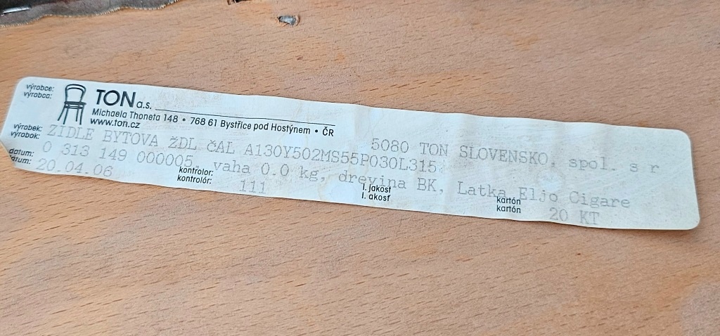 barové stoličky Ton 4ks - 9