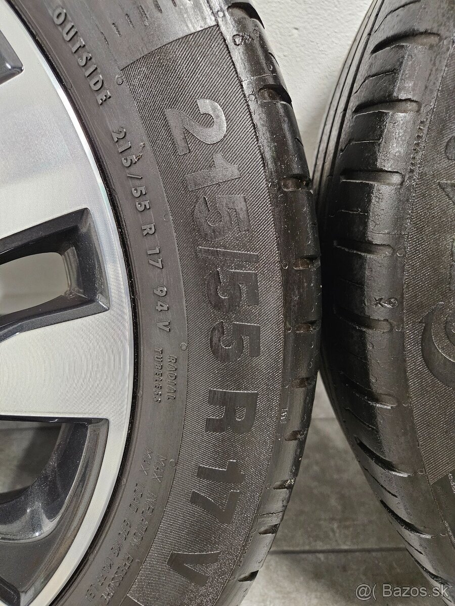‼️Alu disky SUZUKI 17"+☀️letné pneu 215/55 R17 + TPMS - 9