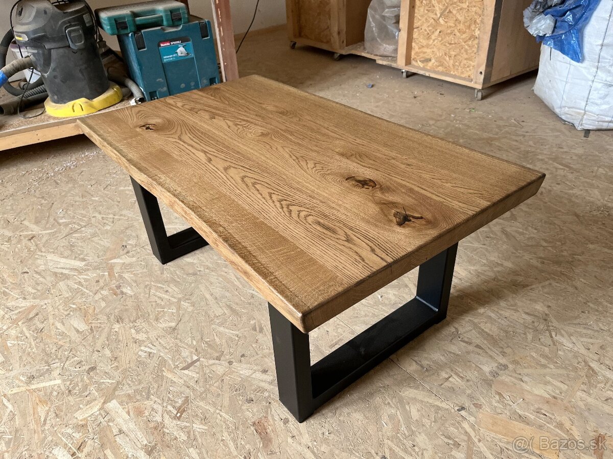 Masívny konferenčný dubový stôl - 9