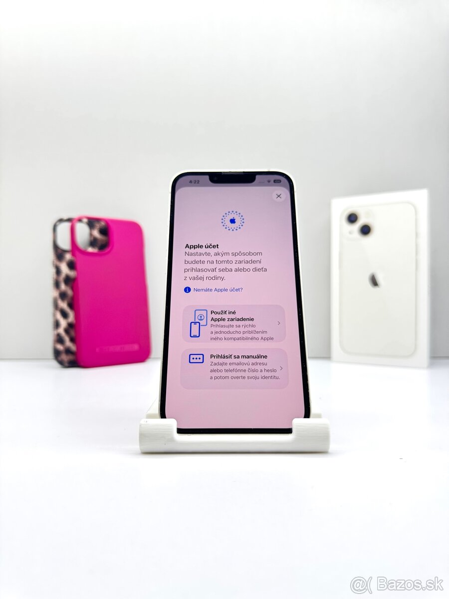 iPhone 13 128GB STARLIGHT TOP STAV 100% BATÉRIA - 9