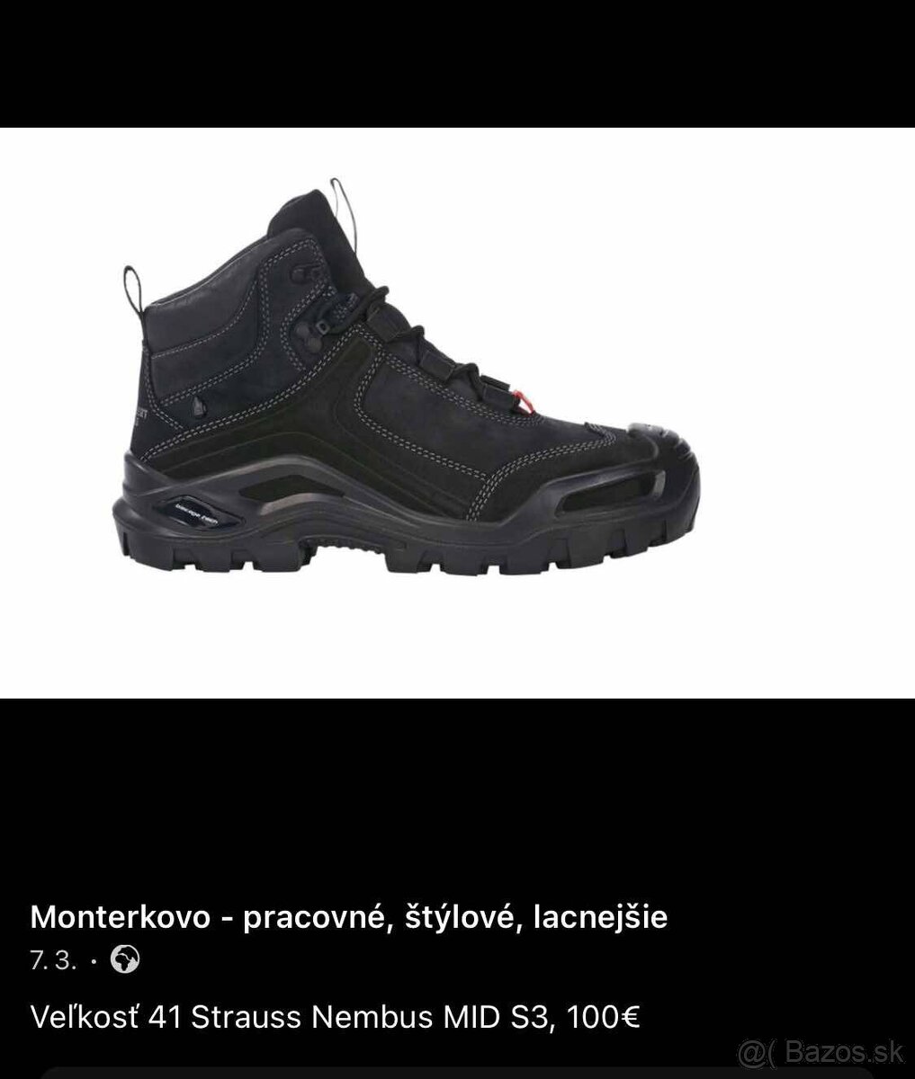 Veľkosť 41, MIX, kvalitné pracovné topánky, TOP - 9