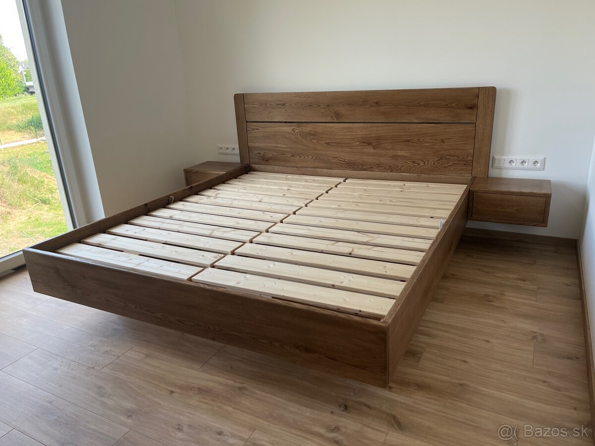 Levitujúca dubová posteľ - 9