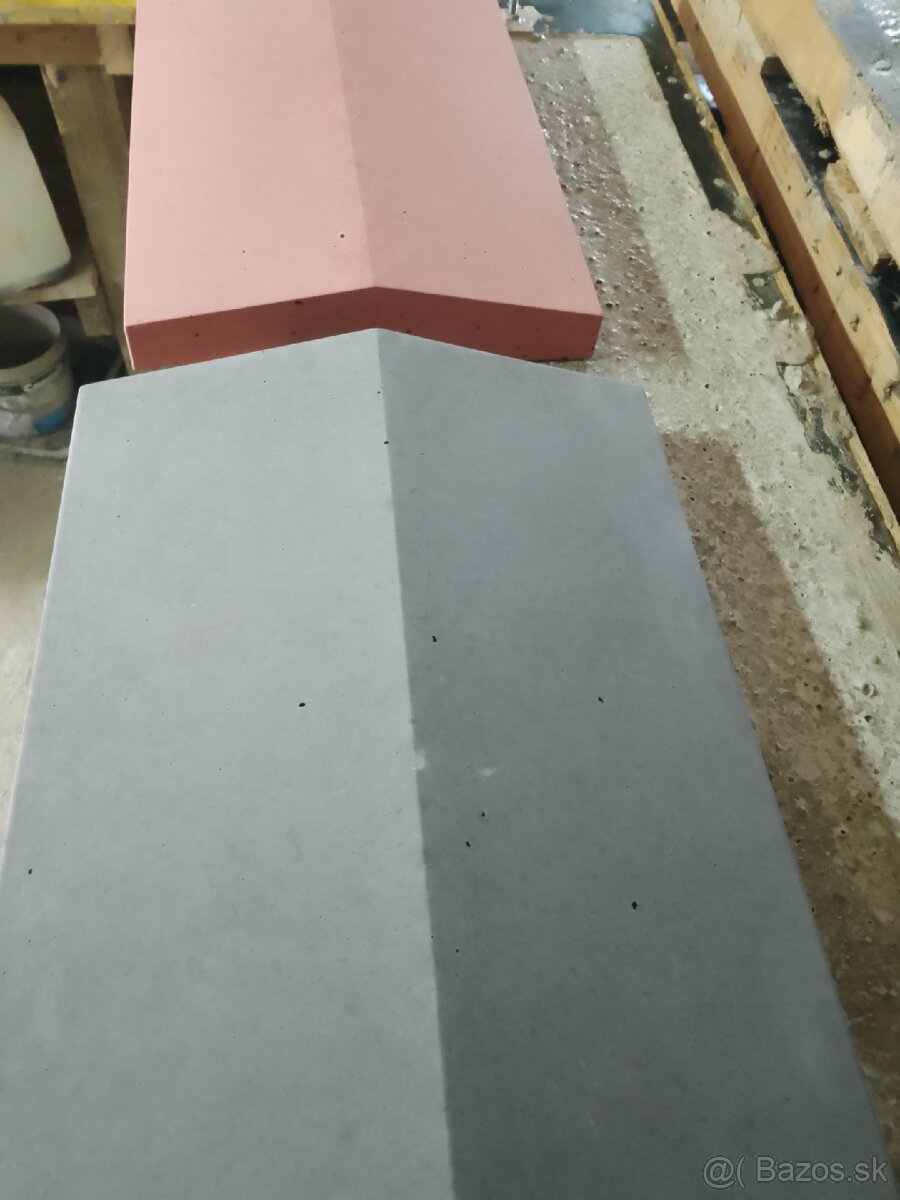 Betónové plotové/murikove, striešky, čapice - 9