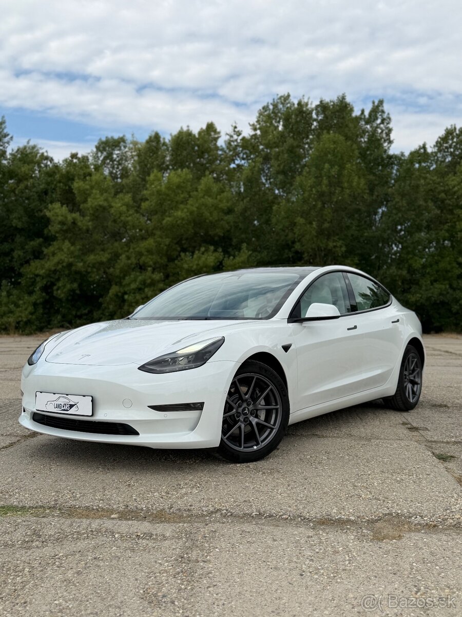 🚗 Tesla Model 3 Long Range AWD 366kW, Biely interiér Ťažné - 9