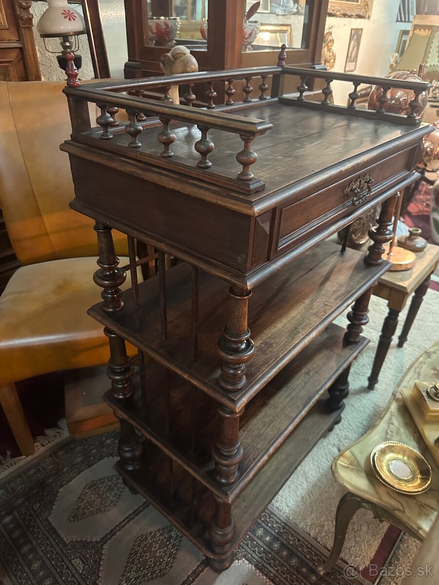 starožitná etažérka - 9