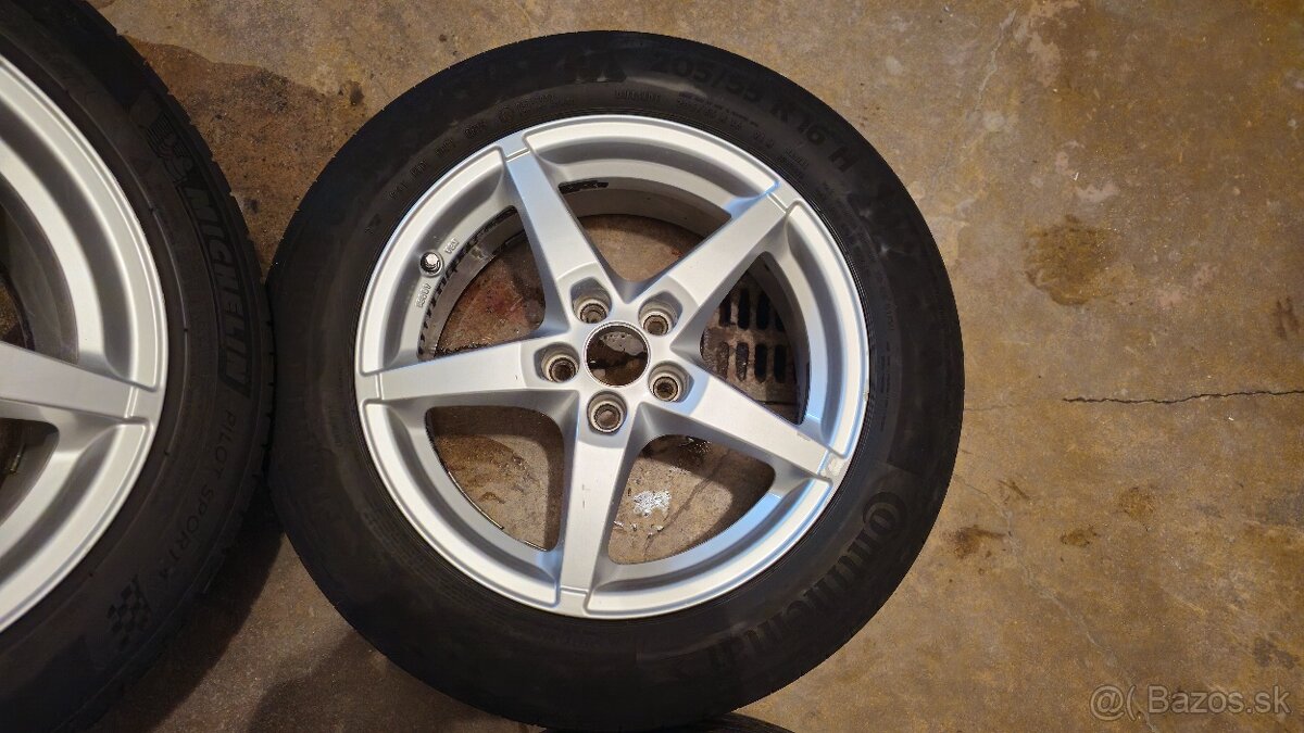 raritné Borbet FS (FS70638) 7Jx16 ET38 5x100 205/55 R16 - 9