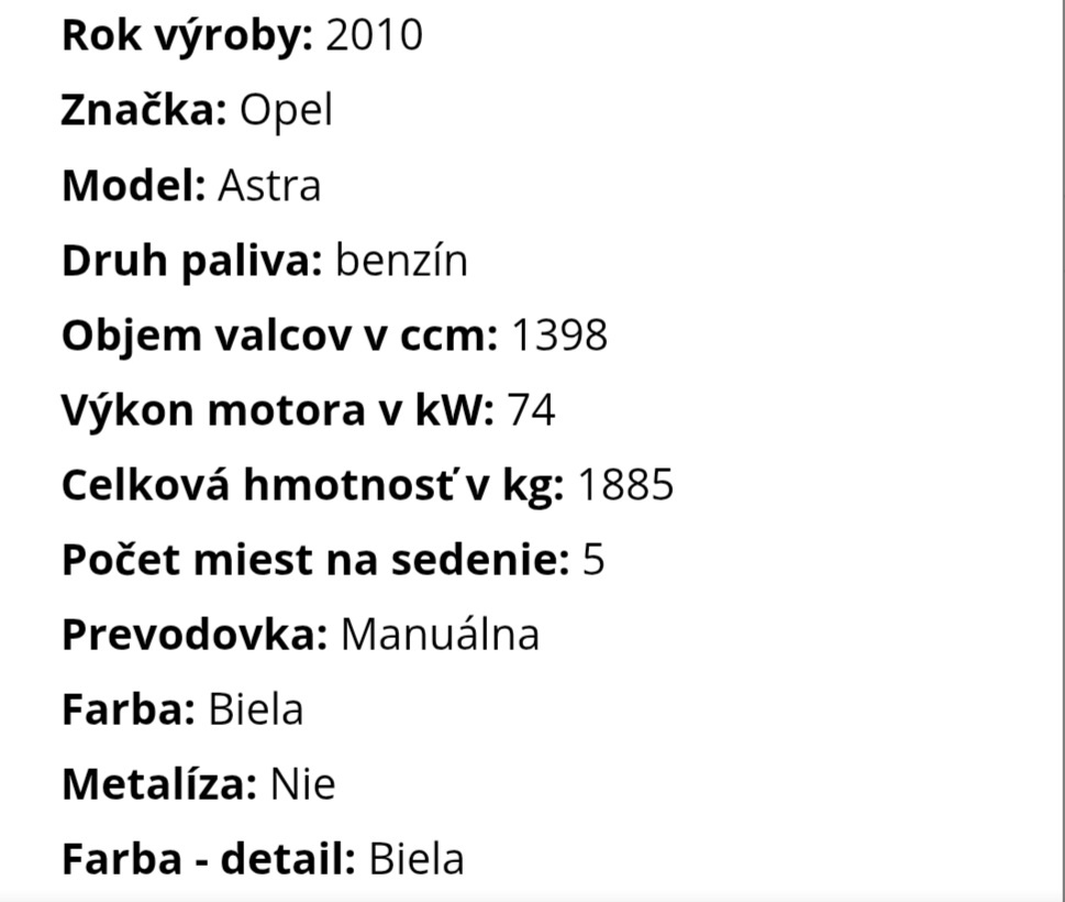 Opel astra j 1,4 - 9