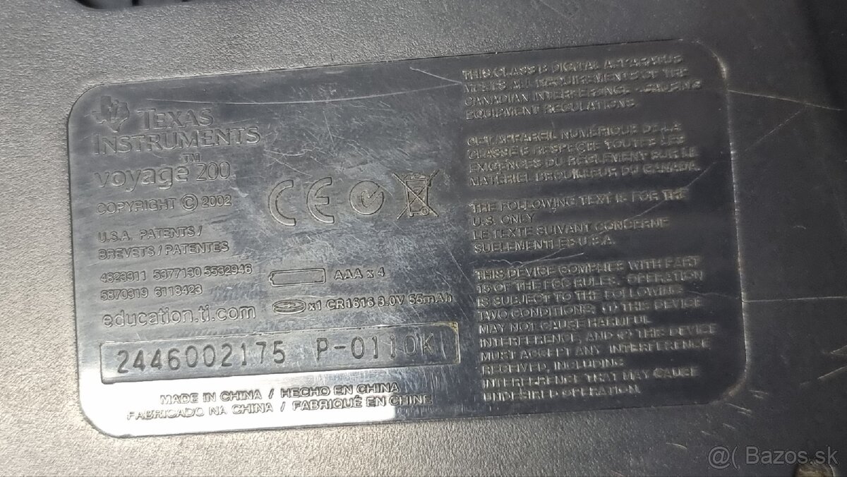 Texas Instrument / Kalkulator - Kalkulačka VOYAGE 200 - 9