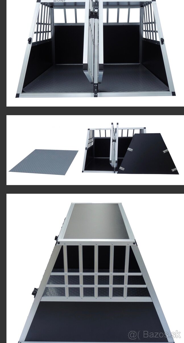 Klietka pre 2 psov do auta - 9