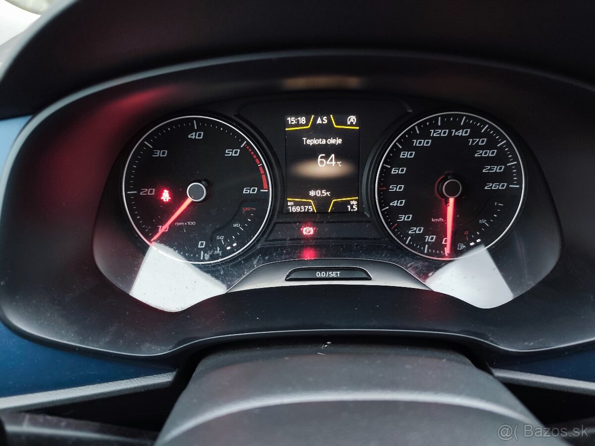 SEAT LEON 1.6 TDI 81KW, ROK 2016,168.400 KM, PLNÝ SERVIS - 9