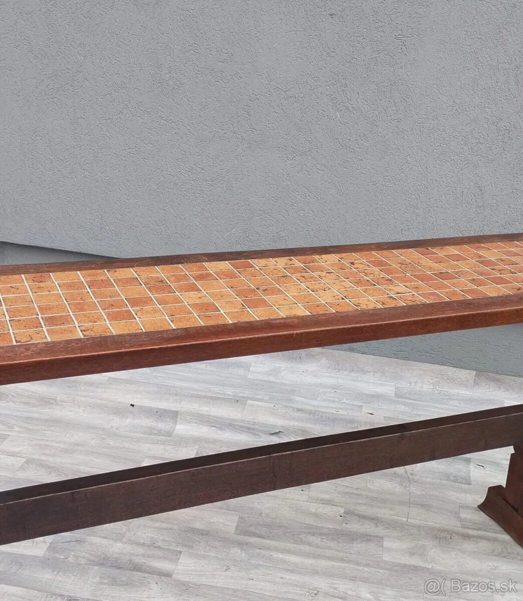 Stolík dlhý konzolový. - 9
