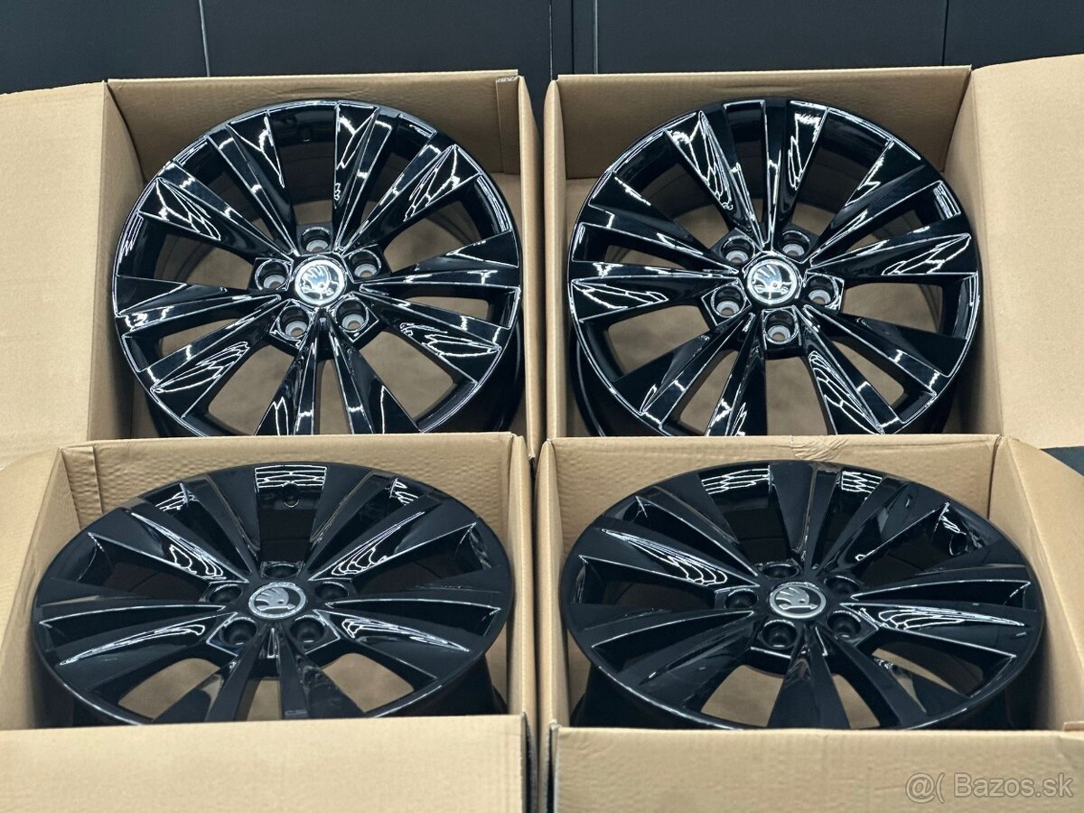 5x112 r17 superb 2 cistonove disky black original - 9