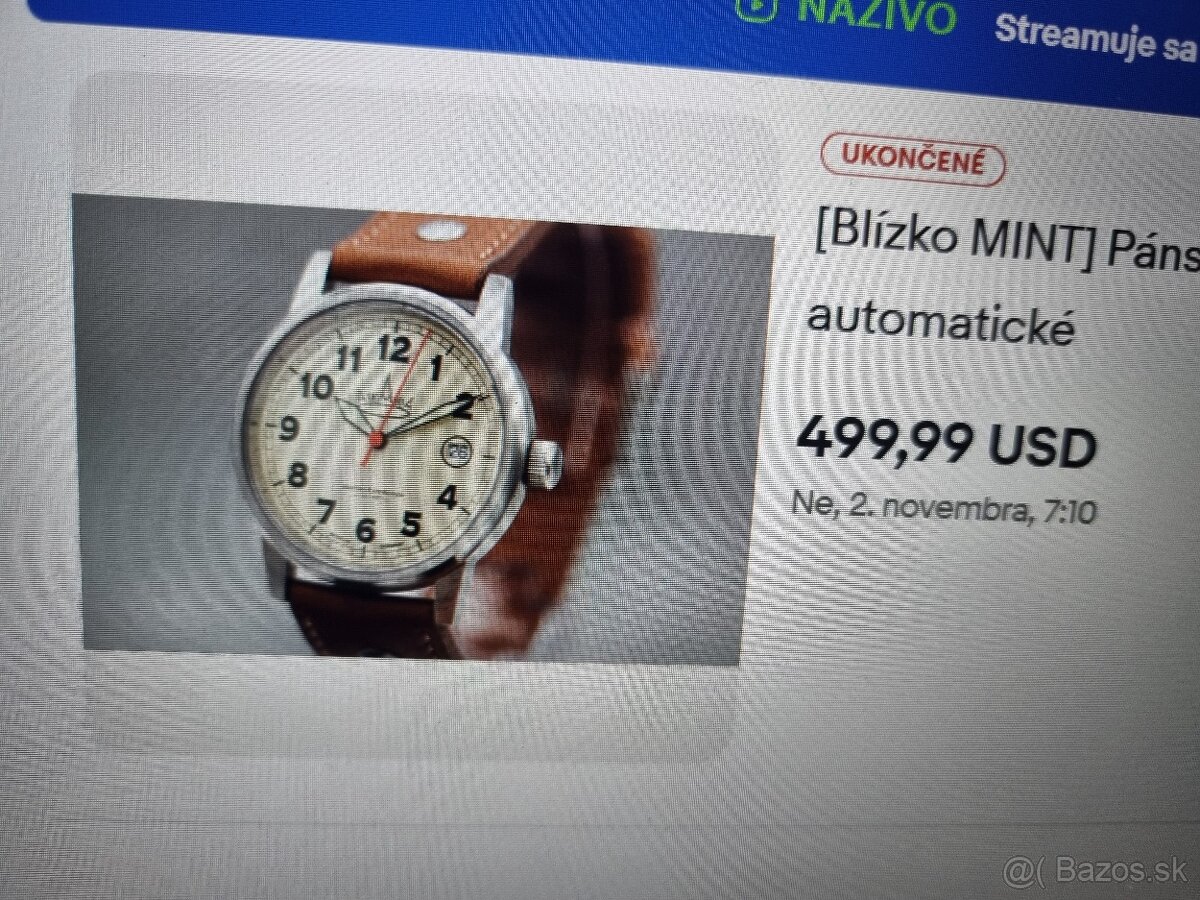 Náramkové hodinky,Askania,automat. - 9