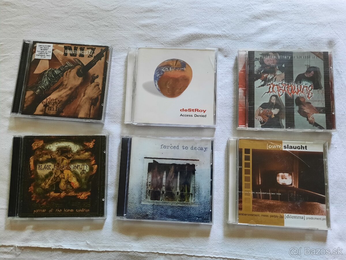 Zbierka CD death , trash metal - 9