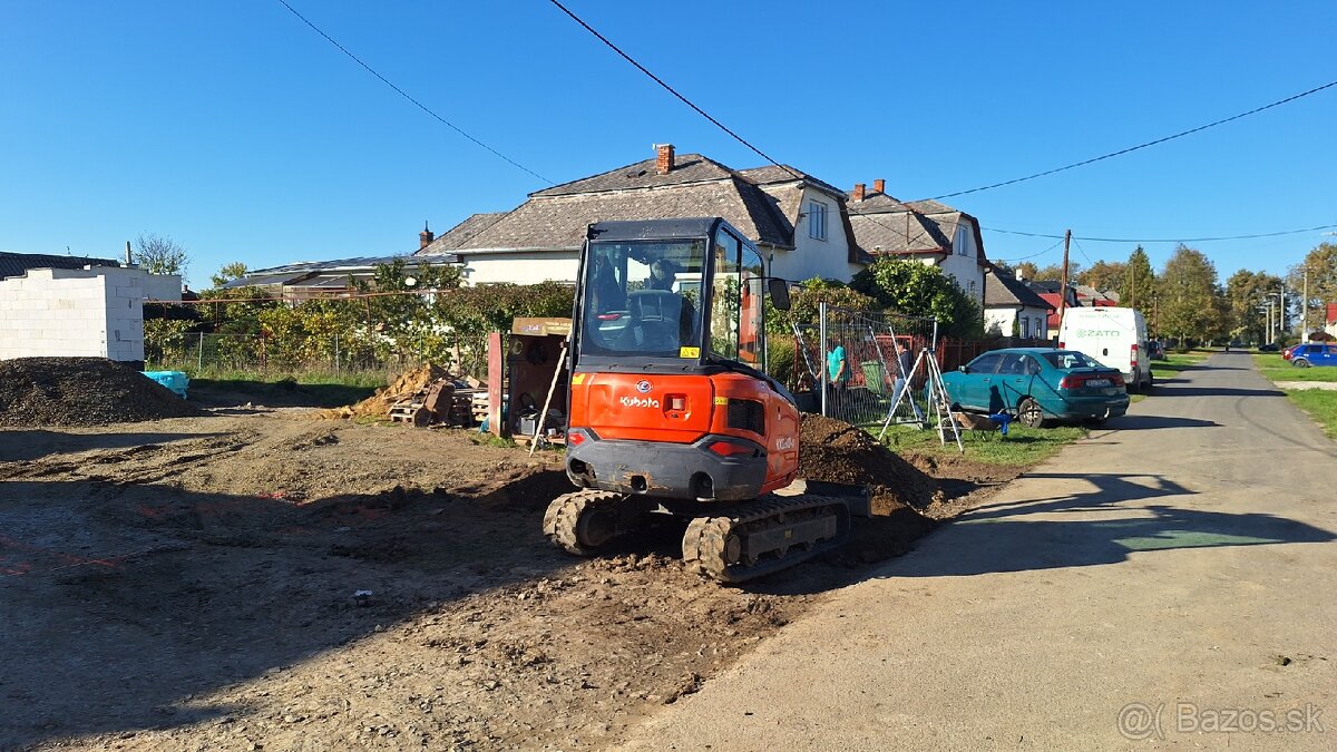 Zamkova dlazba výkopové práce - 9