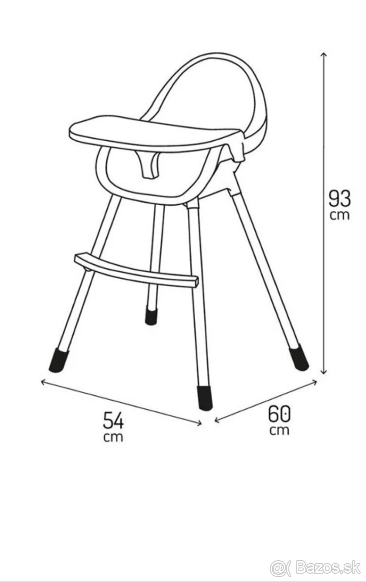 Jedálenska stolička MoMi REKI - 9