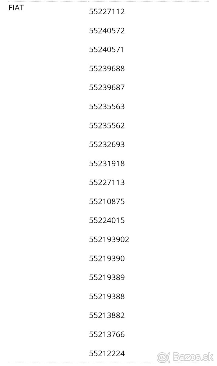 Spojka LUK, koncern Fiat, Lancia, AlfaRomeo, 1.4i - 9