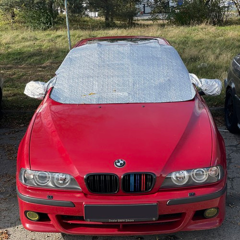 Magnetická ochranná plachta na čelne sklo - 9