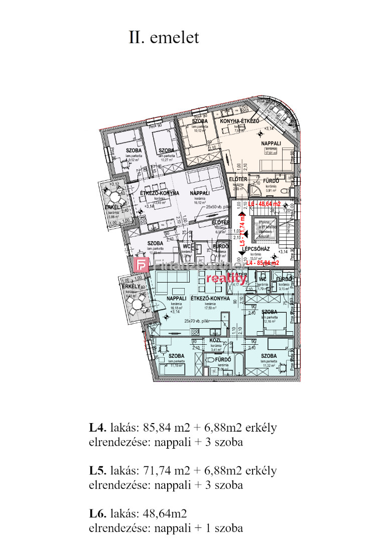 (F111-114REM) 4-izbový byt v meste Győr - 9