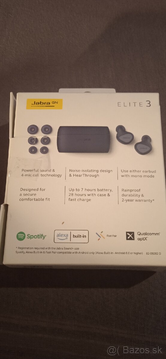 Predám bluetooth slúchadlá Jabra Elite 3 - 9