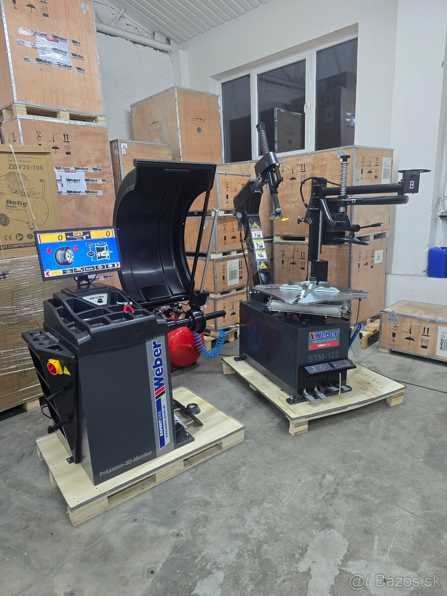 WEBER - Vyvažovačka LCD + prezúvačka s ramenom - 9