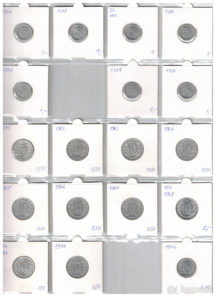 Obehove mince CSSR 1946-1992 - 9