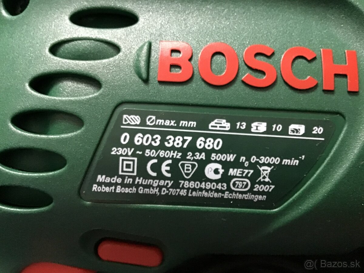 Príklepová vŕtačka Bosch PSB 500 RE - TOP stav - 9