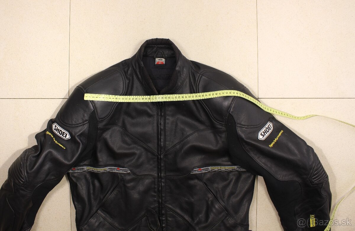 Pánská kožená moto bunda Shoei velikost 58 (XL) - 9