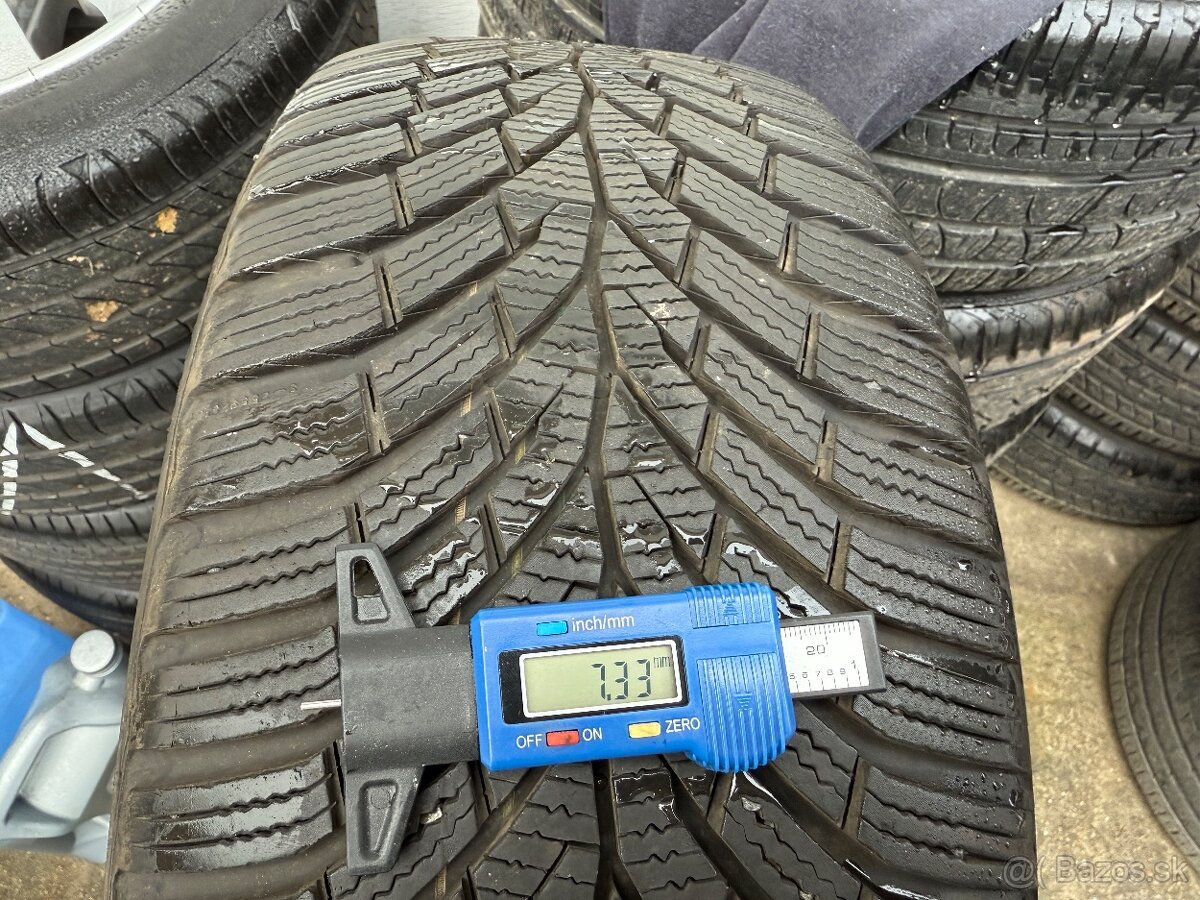 5x112 R17 original SKODA Octavia 3 TERON + zimné pneu 7-8mm - 9