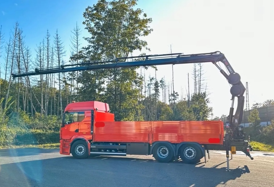 9585 - MAN TGS 26.470 - 6x2 – NOVÉ - Valník + HR-HIAB X 228- - 9