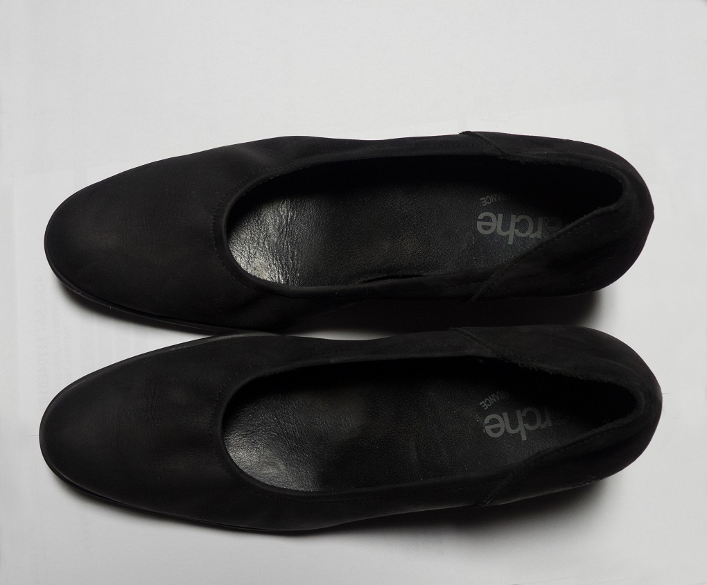 Kožené lodičky na platforme - 9