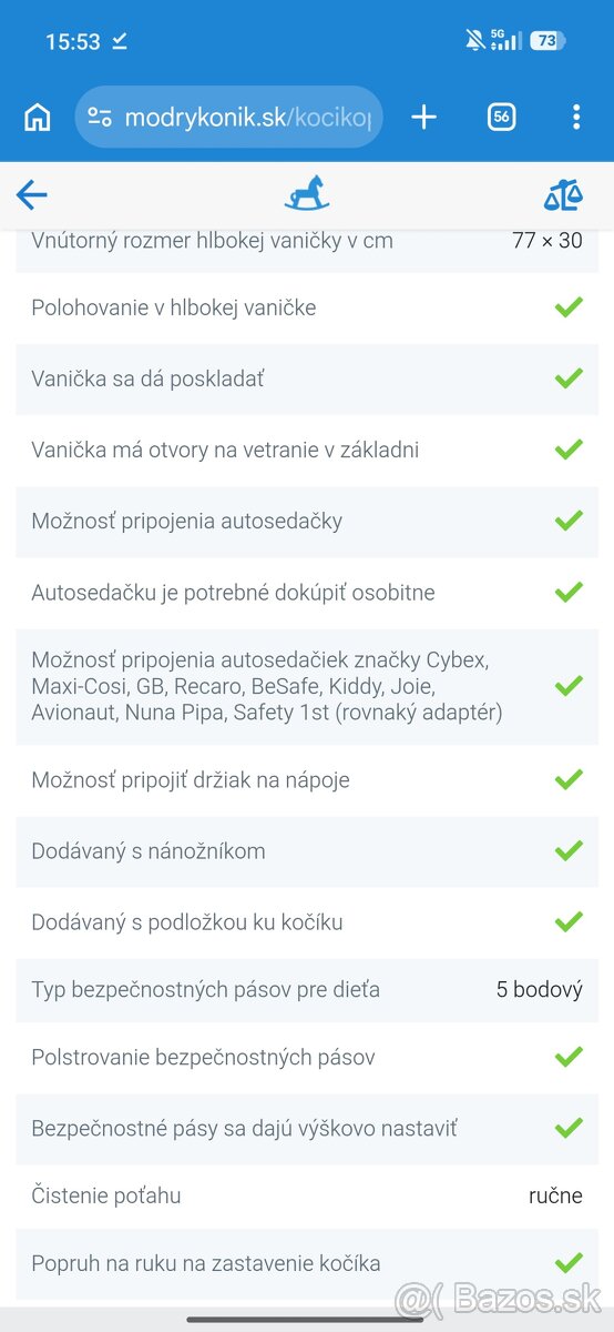Kočík 4v1 Phil&teds Mod - 9