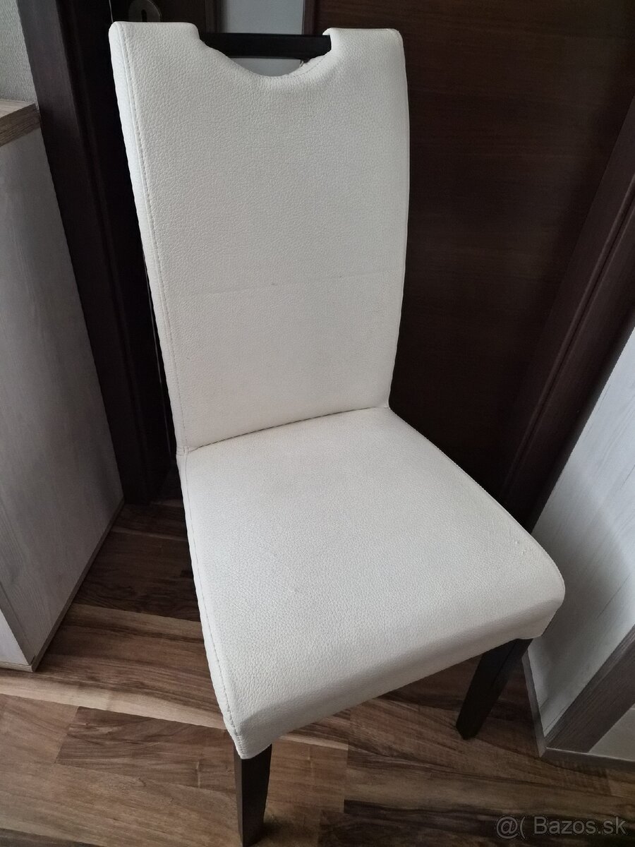 Jedálenské stoličky z ekokože 4ks - 9