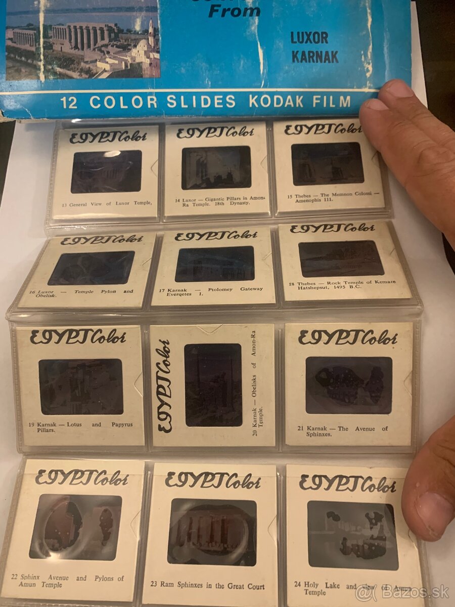 vintage egyptské diapozitívy - 9