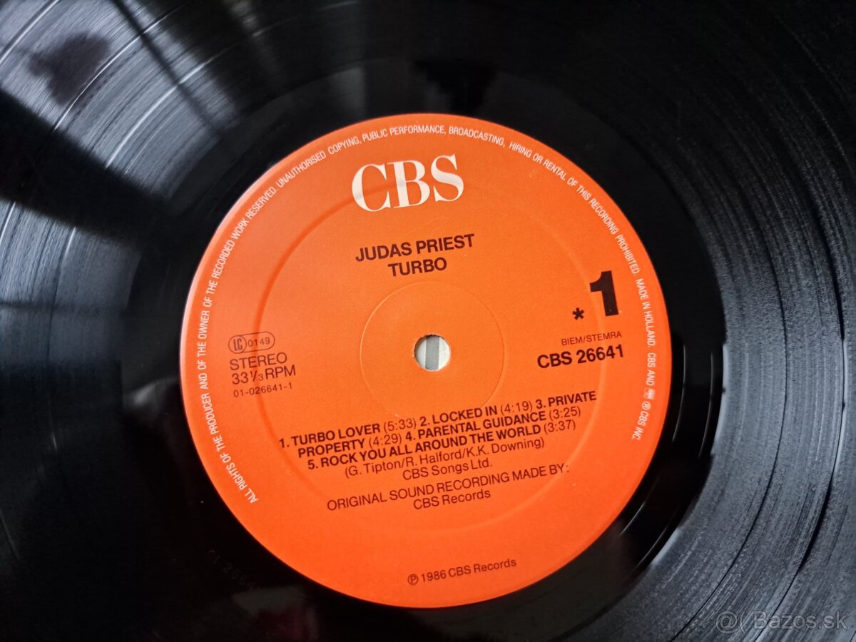 Lp JUDAS PRIEST - Turbo - 9