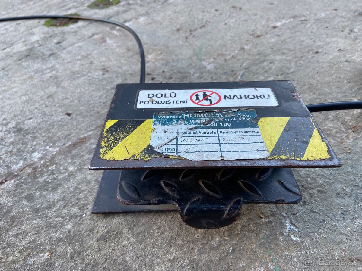 Pneumatický nožnicový zdvihák HOMOLA - 9