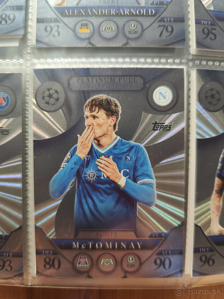 Futbalové kartičky Match Attax 2025/26 Platinum limit editio - 9