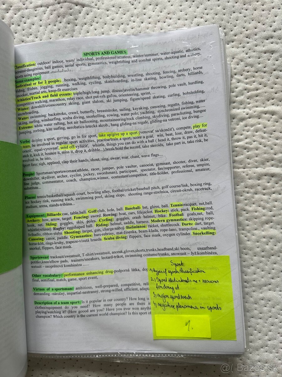 Kompletne vypracované skriptá z angličtiny, statnice - 9